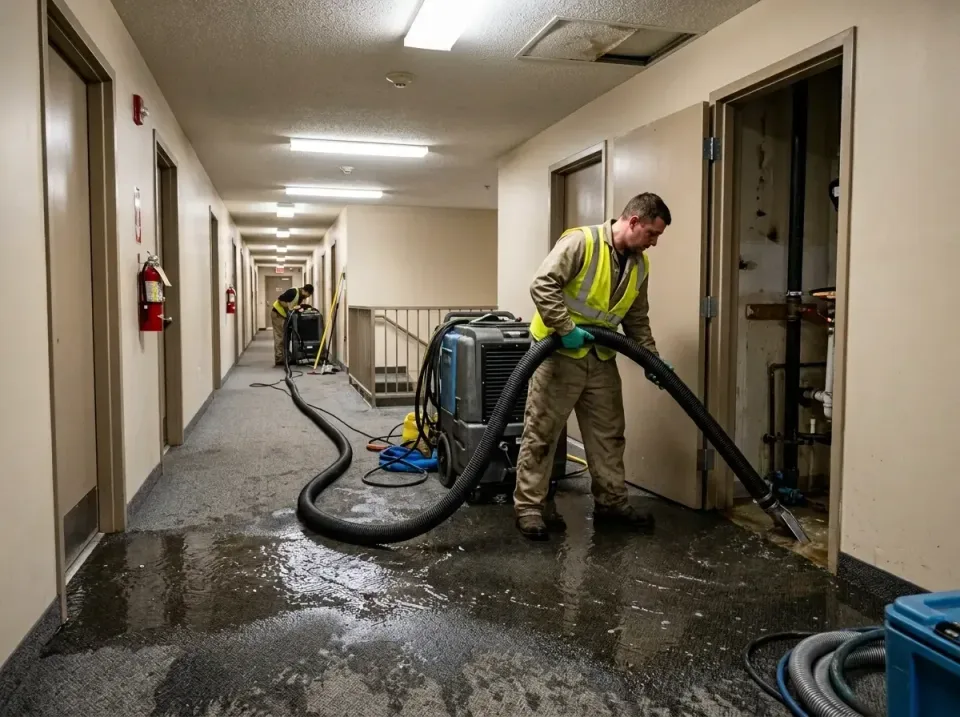 multi-unit-apartment-hallway-f-005 — frequently asked questions, Emergency Burst Pipe Water Extraction & Removal in Palm Har…